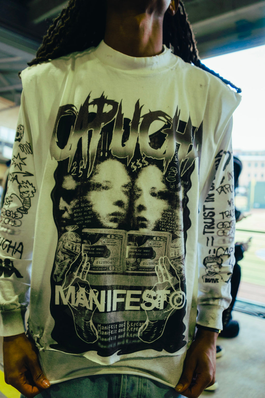 "The Nano Sketch" Distressed Tee