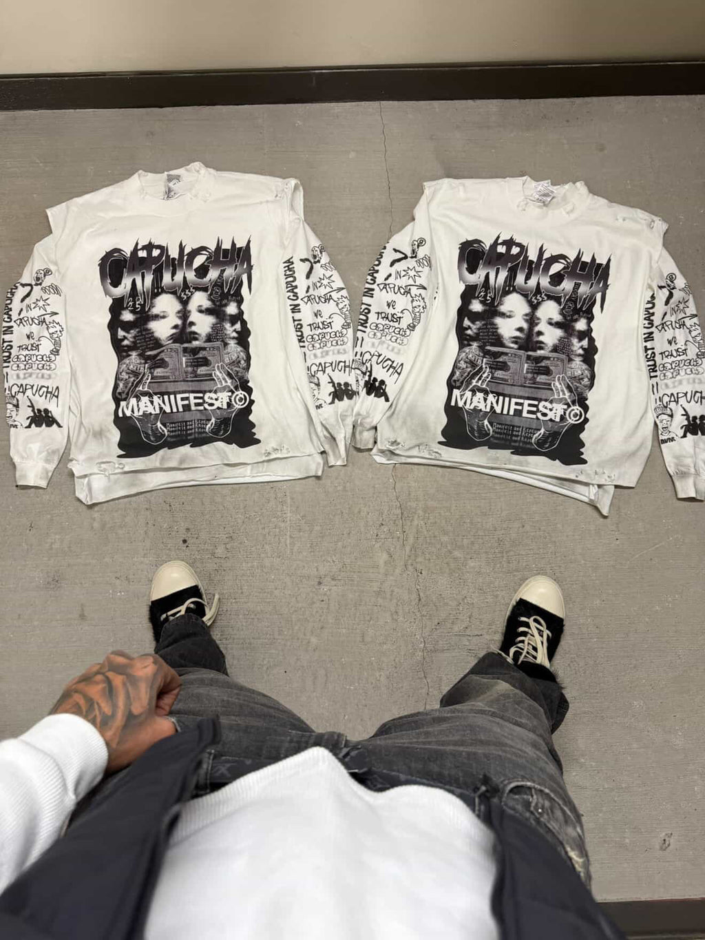 "The Nano Sketch" Distressed Tee